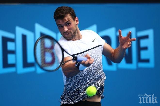 Гришо загуби първия сет срещу Багдатис