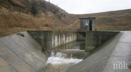 изпускат язовир одринци заради очаквани порои снимки