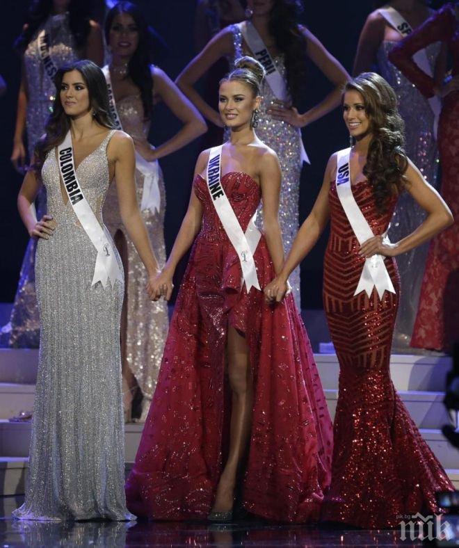 Колумбийка стана Мис Вселена, американка и украинка са след нея