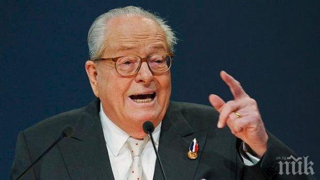 Жан-Мари льо Пен пострада при пожар