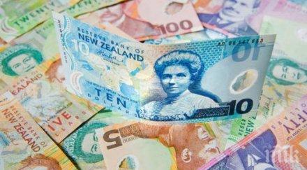 новозеландският долар срина годишно дъно