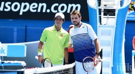 стан вавринка продължава защитата титлата мелбърн нишикори спаси поредни мачбола