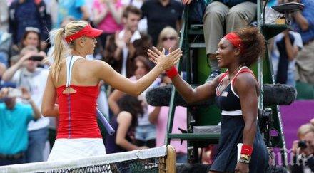 серина уилямс шарапова играе добре всеки следващ мач