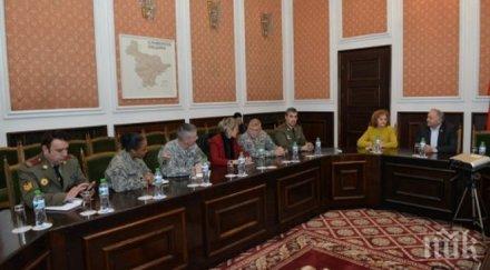 американските военни среща сливенския кмет