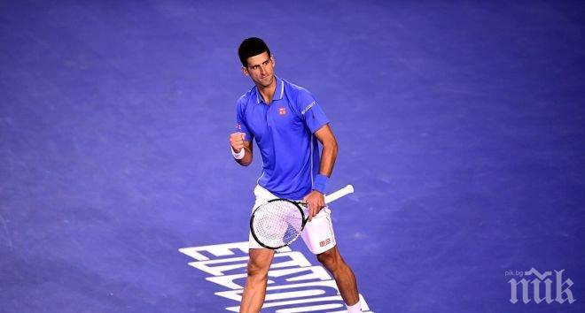 Джокович отвя Раонич и стигна 25-ия си полуфинал в Големия шлем