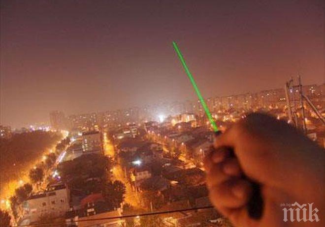 За първи път заснеха пътя на лазерен лъч