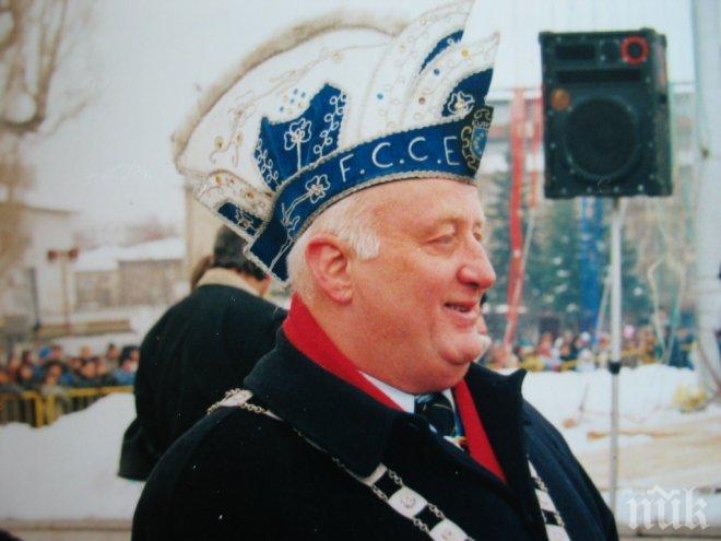 Шефът на Федерацията на европейските карнавални градове барон Хенри ван дер Кроон пред ПИК: Българите сте изумителни хора