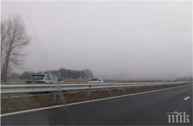 Нов джигит на Тракия! Пиян и неадекватен кара в скоростната лента на насрещното със 120 км/час! (снимки)