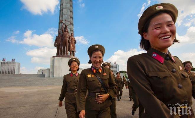 Шок! Жените в Северна Корея влизат в казармата! Мъжете им служат по 10 години!