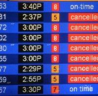 3400 полети бяха отменени в САЩ заради снежната буря