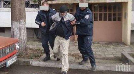 полиция отведе белезници психаря бургас