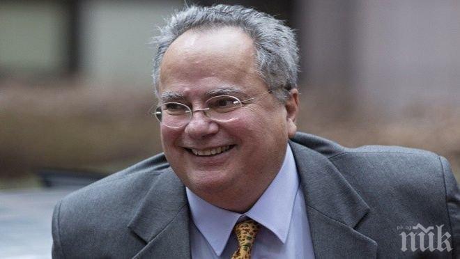 Външният министър на Гърция: Европа не трябва да въвежда нови санкции срещу Русия