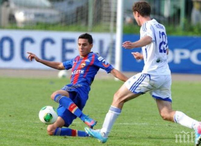 Георги Миланов с цял мач за ЦСКА (Москва) и победа