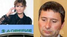 Скандал! Приятелка на Прокопиев от "Доверие" се кипри с кожено палто и телефон "Верту" за хиляди левове! Даниела Петкова се носи като фолкпевица!