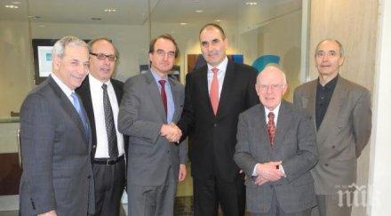 цветанов срещна представители американския еврейски комитет фондацията защита демокрациите снимки