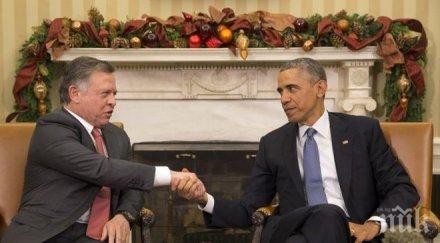 кралят йордания прекъсна визитата сащ