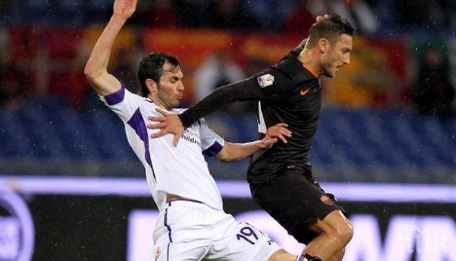 Агонията на Рома продължава, Марио Гомес прати Фиорентина на полуфинал срещу Юве