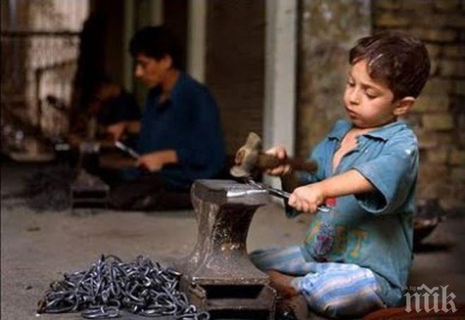 По над 40 часа на седмица работят близо 57 000 деца в Турция