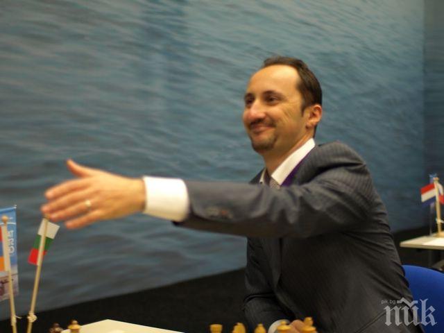 Веселин Топалов и Иван Чепаринов с ремита в деветия кръг на турнира в Гибралтар
