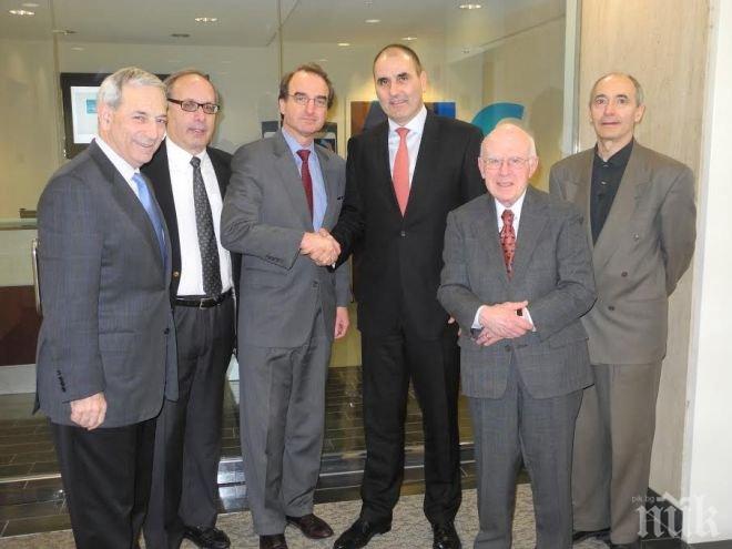 Цветанов се срещна с представители на Американския еврейски комитет и Фондацията за защита на демокрациите (снимки)