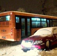 Градският транспорт в столицата се движи със закъснение