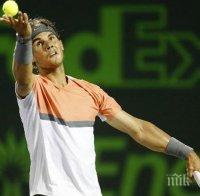 Надал тренира здраво за турнира в Рио де Жанейро
