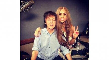 сензация лейда гага записва песен пол маккартни