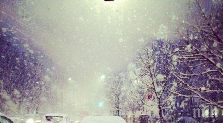 хиляди автомобили снежен капан софия градският транспорт блокиран столичната община изкара 170 машини почистване снимки