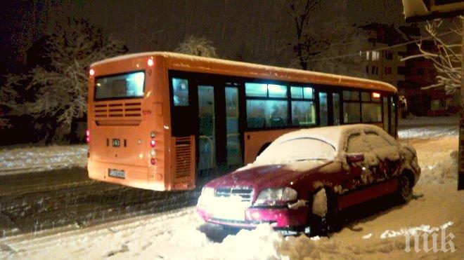 Градският транспорт в столицата се движи със закъснение