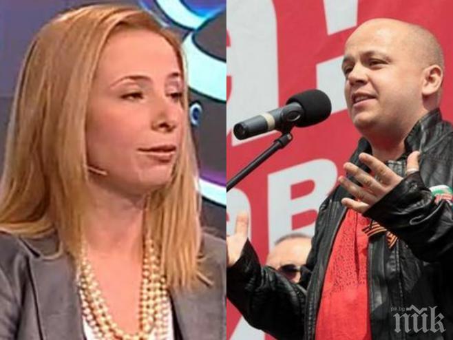 Кандидат за евродепутат размаза пиар акцията на Протестна мрежа! Ивет Добромирова разваляла закуската на прогресивното човечество! Тя ли е Годзила?