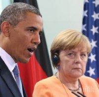 Обама чака Меркел да му каже дали да праща оръжие в Украйна