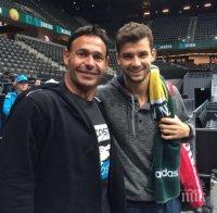 Григор Димитров сменил ракетата?

