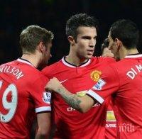 Ман Юнайтед си върна третото място след два гола на резервен защитник 