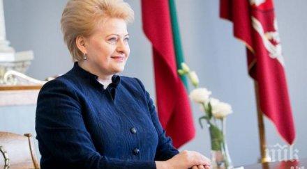 президентът литва споразуменията минск абсолютно слаби