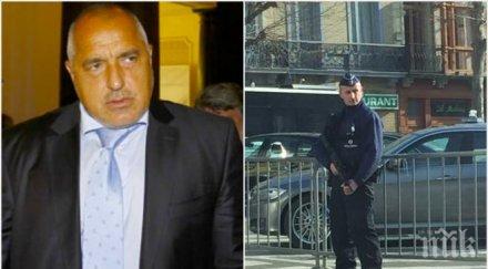 ексклузивно пик извънредни мерки сигурност европейския съвет брюксел където меркел борисов оланд постъпила заплаха терористични атаки