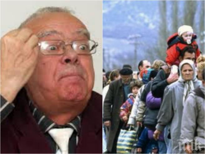 Проф. Вучков пак се развихри: Бежанците в България са мъже, обучени от Ислямска държава! След време ще си покажат рогата!