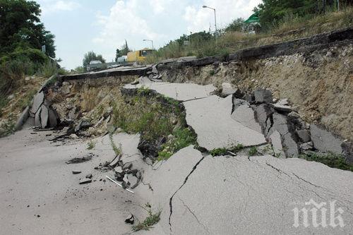 Свлачище край Варна повреди водопровода Китка-Варна