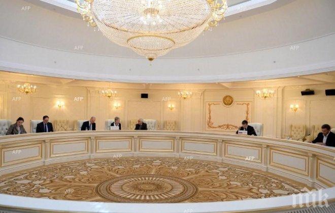 Лидерите  от нормандската четворка отново влязоха в залата за преговори