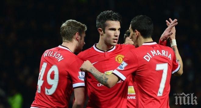 Ман Юнайтед си върна третото място след два гола на резервен защитник 