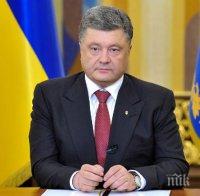 Порошенко: Ако мирът не бъде спазен, въвеждаме военно положение в цяла Украйна!