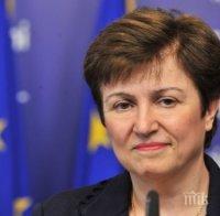 Кристалина Георгиева за отпуснатите милиони от ЕС за граничните ни райони: Дано властите да ги усвоят бързо