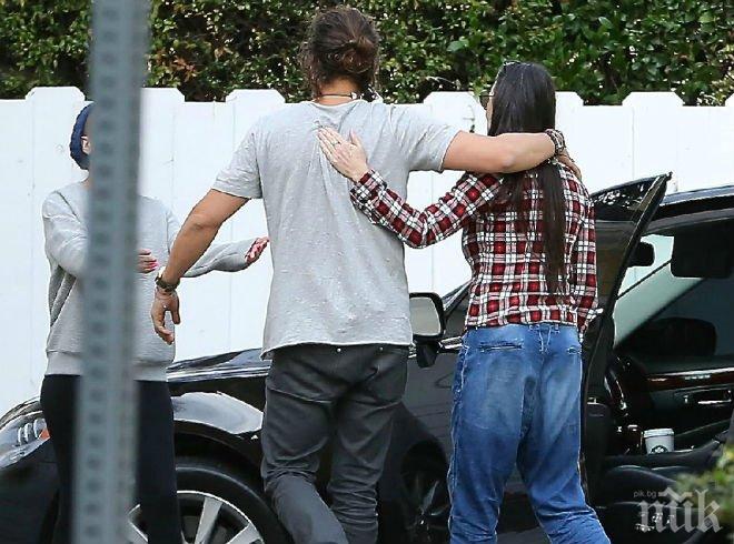 Нова гореща светска двойка? Деми Мур и Орландо Блум се гушкат (папарашки снимки)