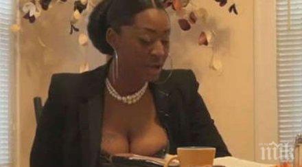 взривяващо пасторка проповядва ци*и името господне видео