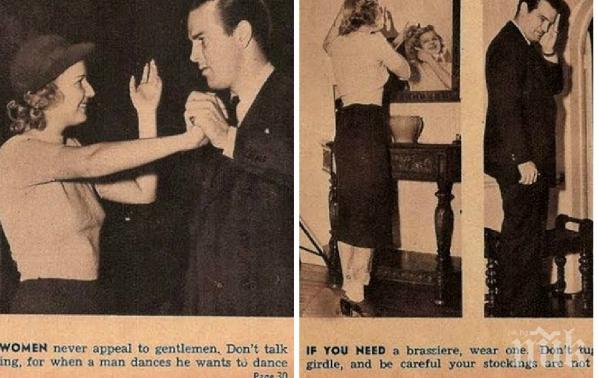 Изумително! Вижте какви правила са спазвали жените от 1938 г., за да не умрат самотни