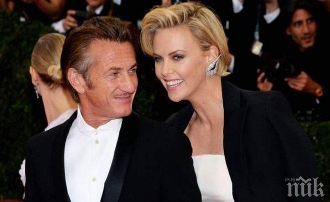 Шон Пен и Чарлийз Терон са безумно влюбени (снимки)