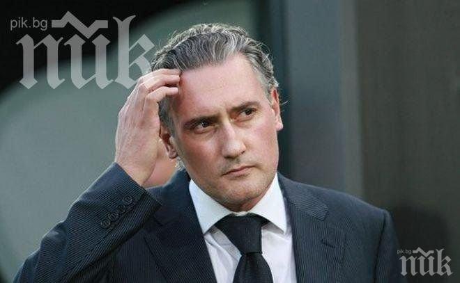 Шоу! Кирил Домусчиев нападна футболистите на Лудогорец
