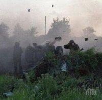 Обстрелите в Донбас не спират