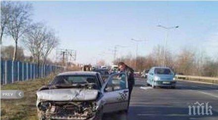 верижна катастрофа затапи ключов булевард бургас снимки