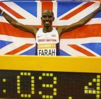 Британецът Мо Фарах постави нов световен рекорд в бягането на 2 мили