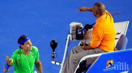 скандал надал съдия поискам ръководиш мой мач никога повече снимки видео